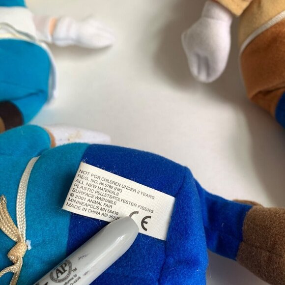 2001 Keebler Elves Plush Animal Fair Dolls Set of 3 - Picture 6 of 6